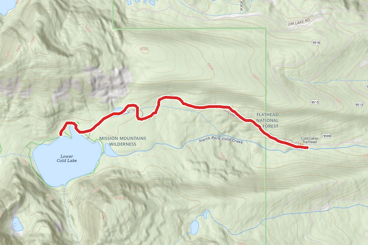 Lower Cold Lake Trail