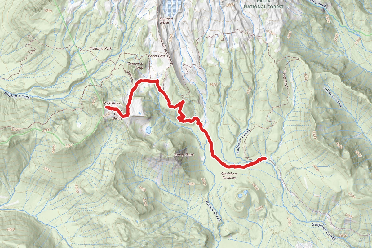 Park Butte Lookout Trail
