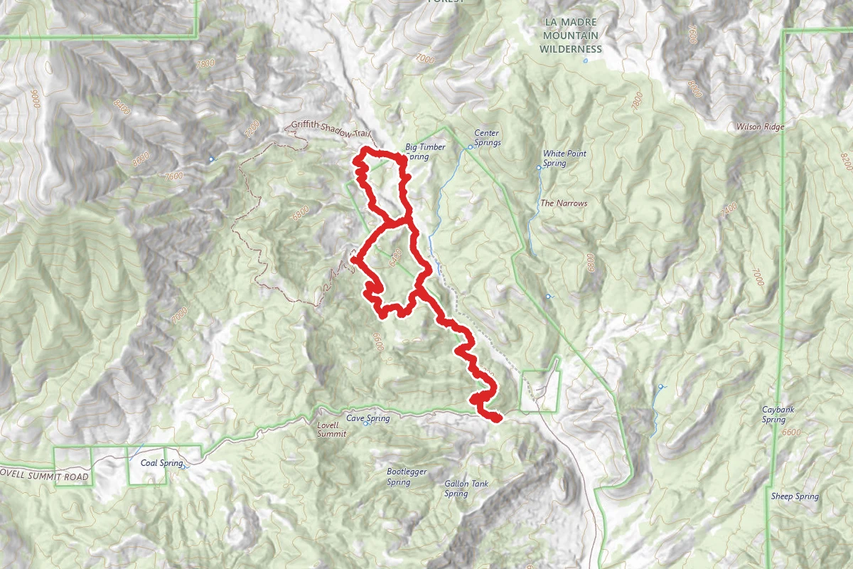 Lovell Canyon Trail & Schafer Spring Trail