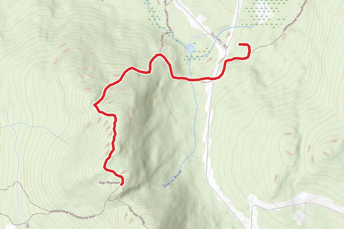 Gap Mountain North Trail