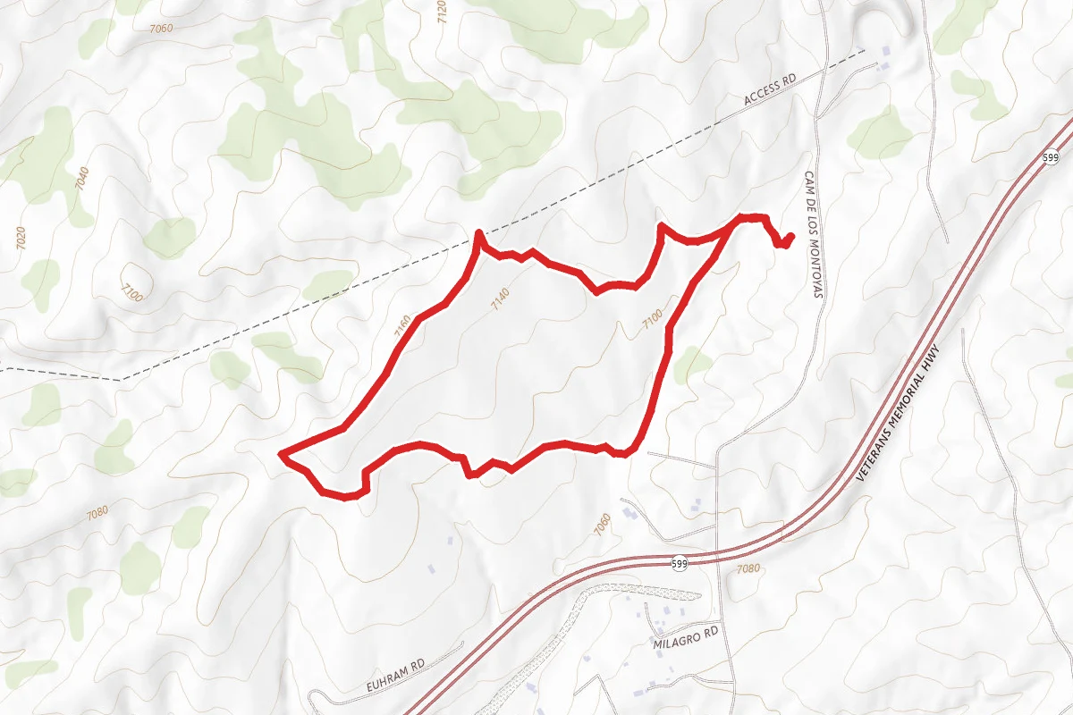 La Tierra Trail Loop via Frijoles Trailhead
