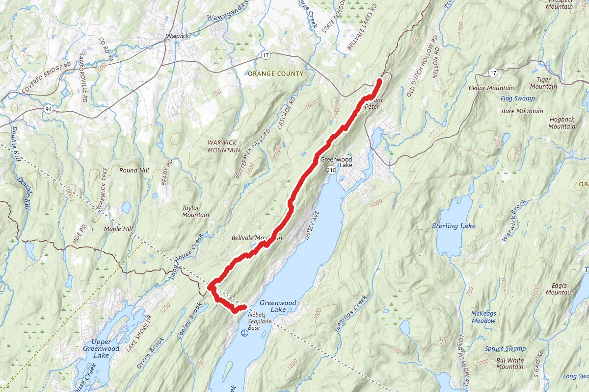State Line Trail to 17A on the Appalachian Trail