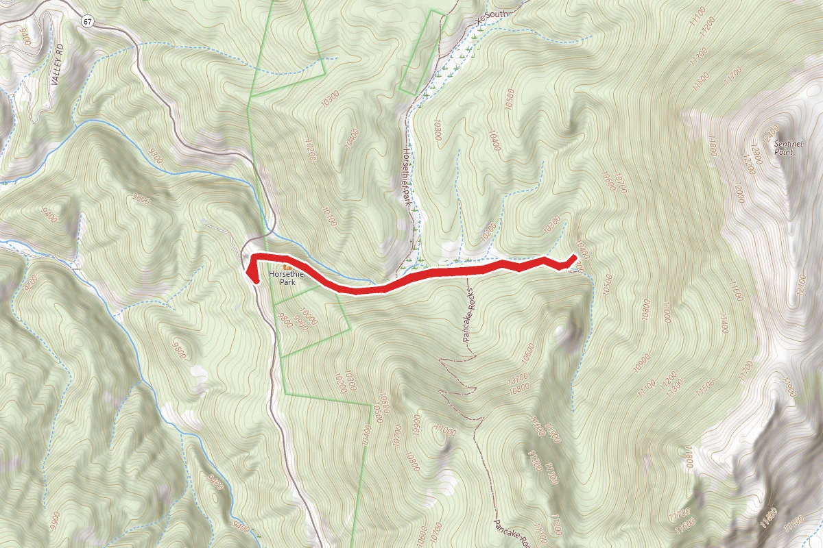 Horsethief Falls Trail