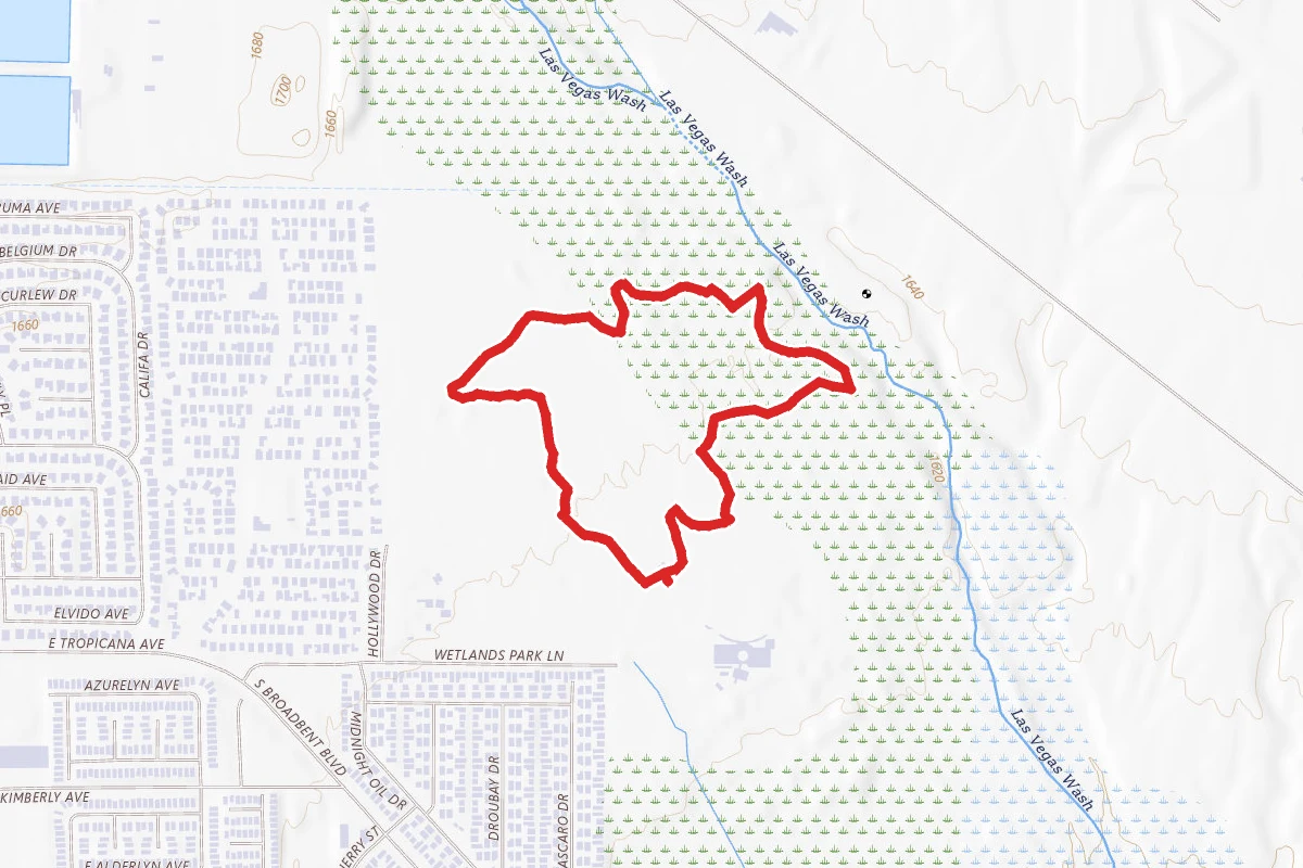 Wetlands Park Nature Preserve Loop