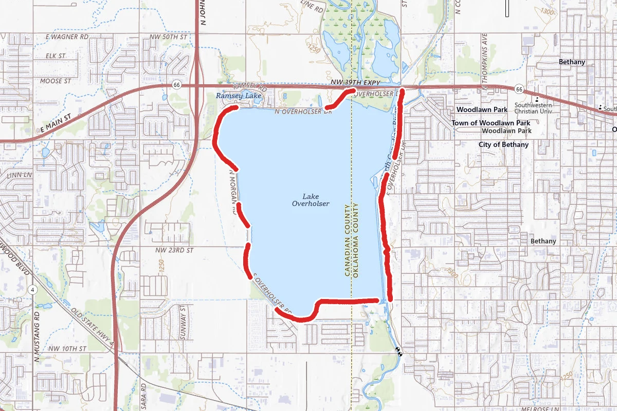 Lake Overholser Loop