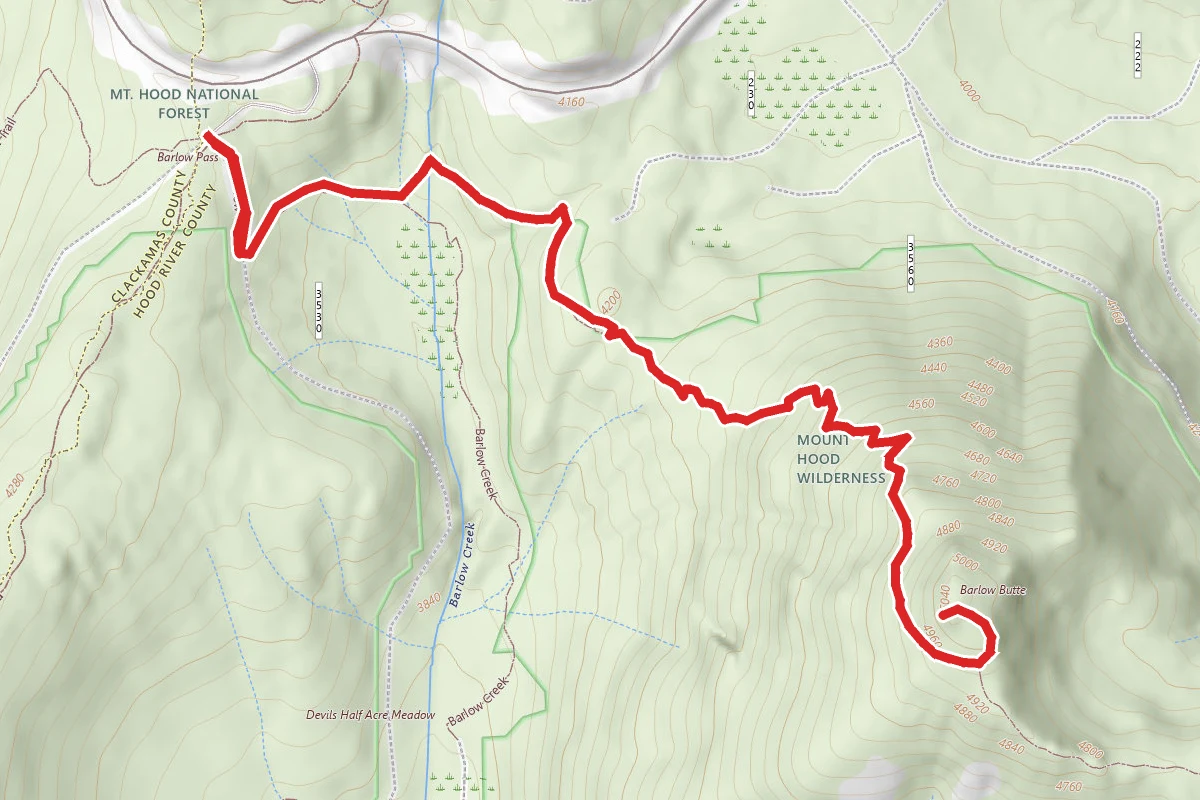 Barlow Butte Trail