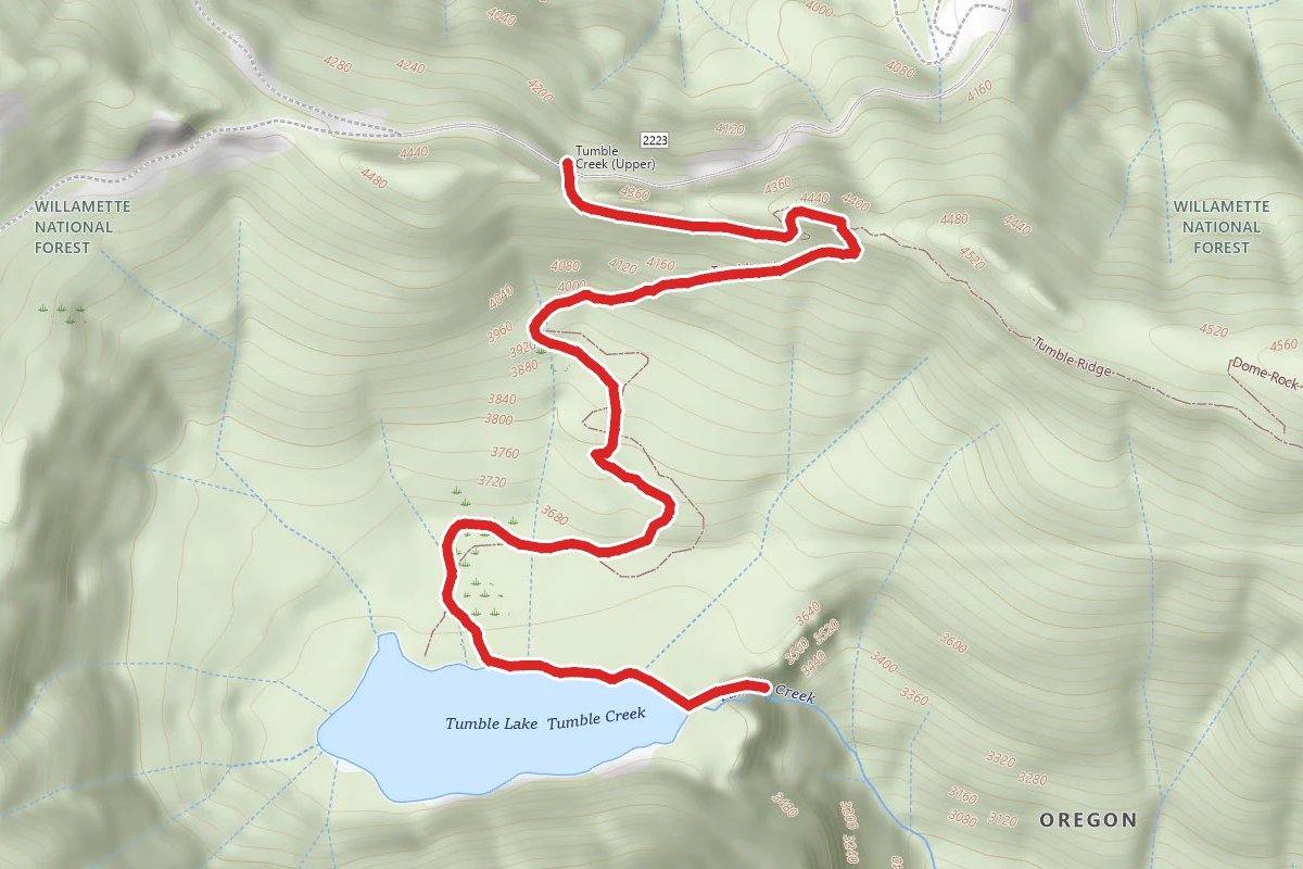 Tumble Lake Trail