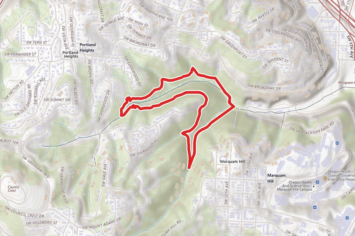 Sunyside and Marquam Loop Trail