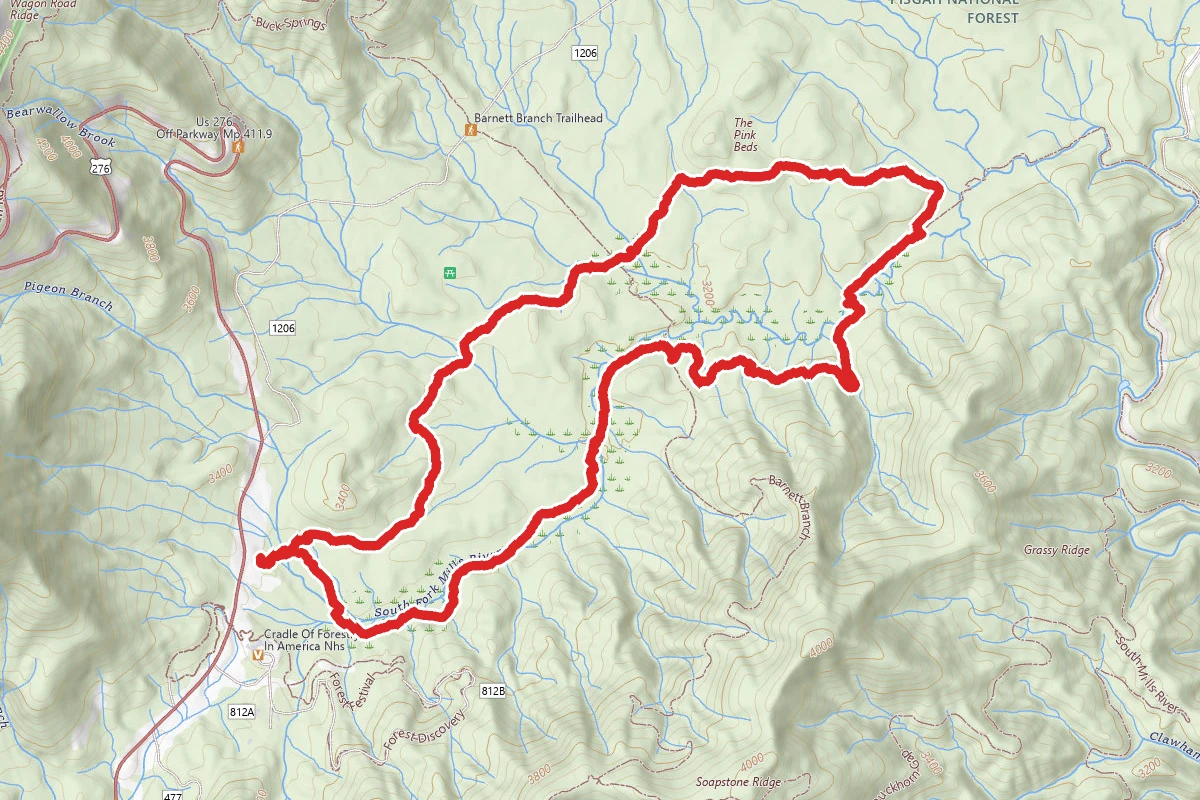 Pink Beds Trail