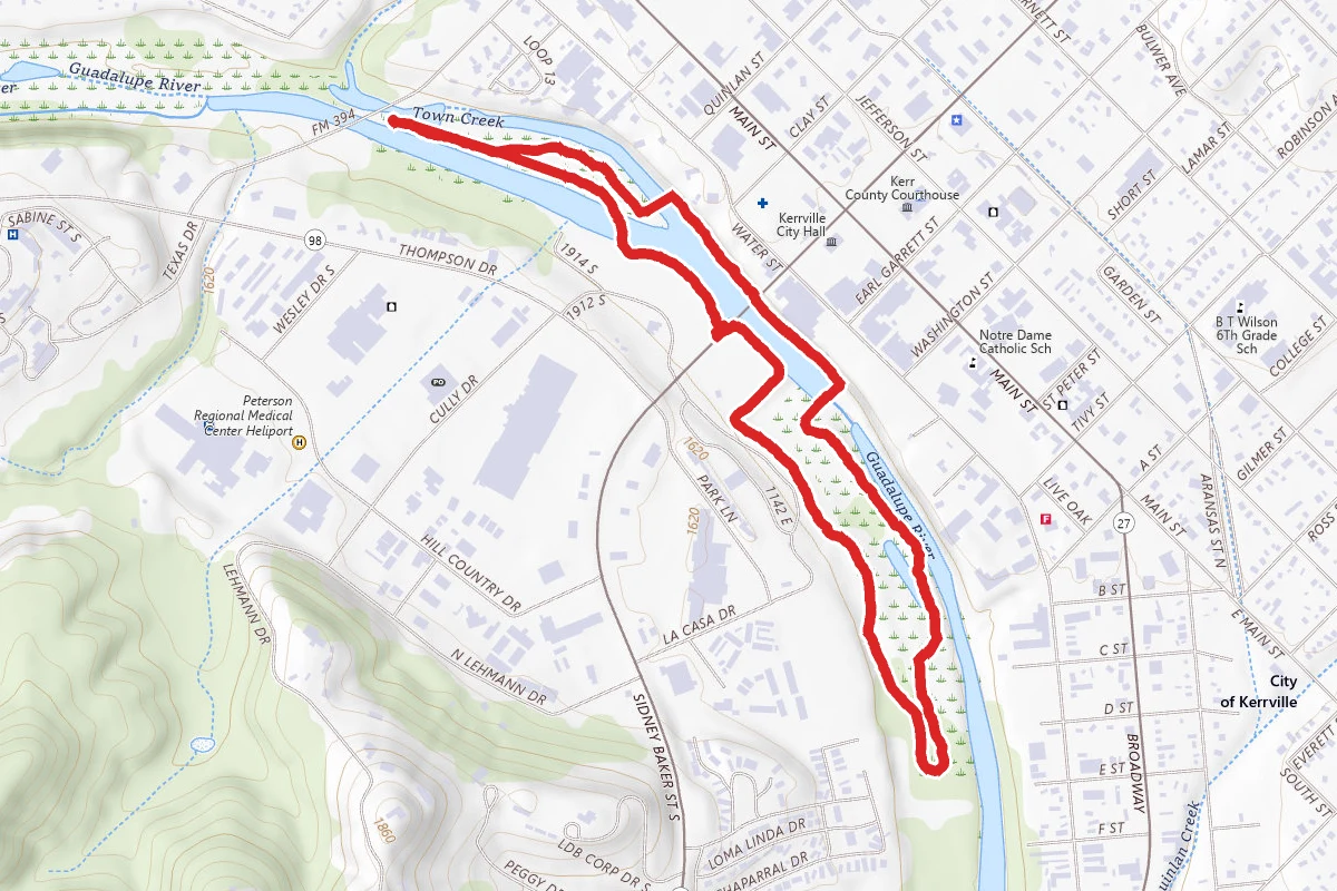 Louise Hays Park River Loop
