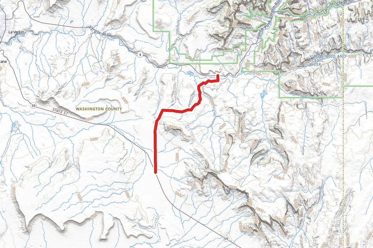 Smithsonian Butte Road OHV Trail