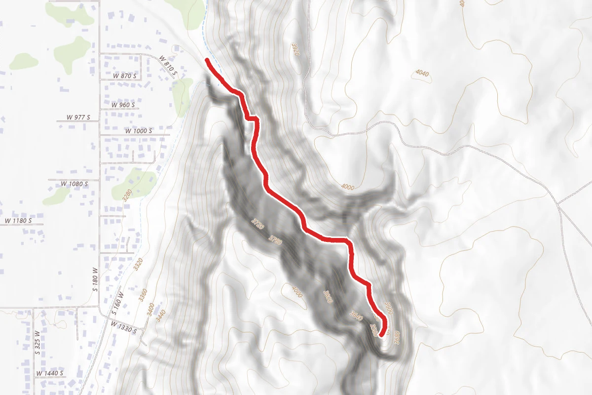 Gould's Wash via Three Falls Trail