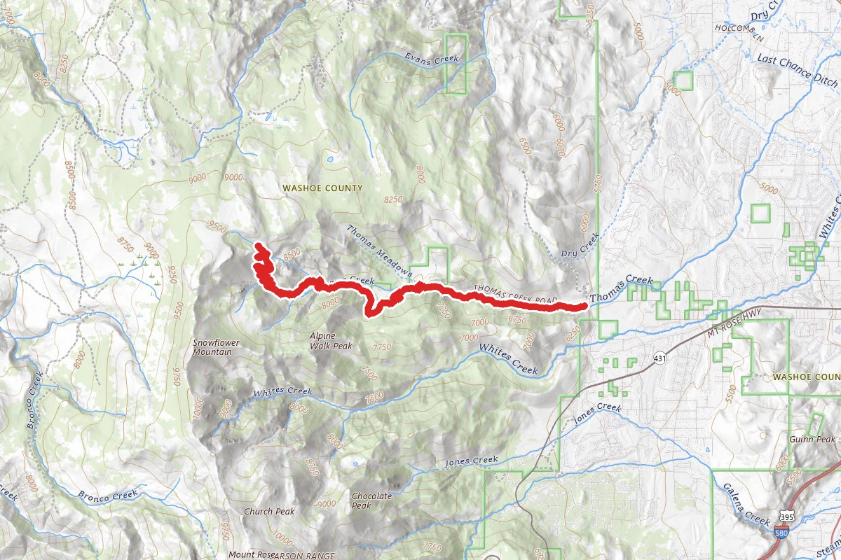 Upper Thomas Creek Trail