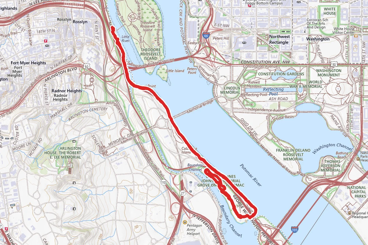 Mount Vernon to LBJ Grove Trail Loop