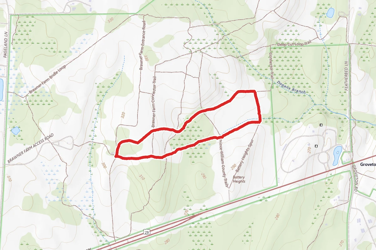 Brawner Farm Loop Trail