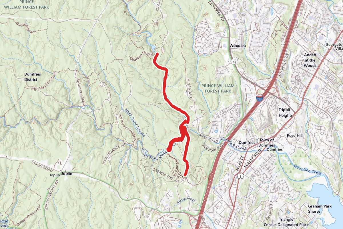 Birch Bluff and North Valley Trail