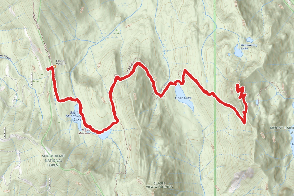 Gobblers Knob Fire Lookout via Puyallup Trail