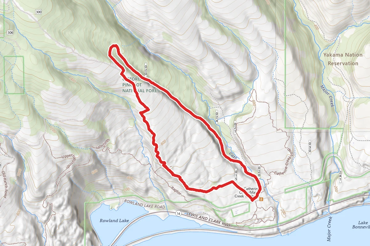 Rowland Wall Trail and Atwood Road Loop