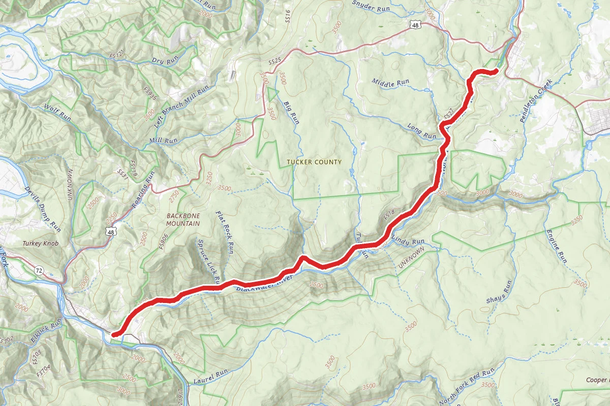 Blackwater Canyon Trail