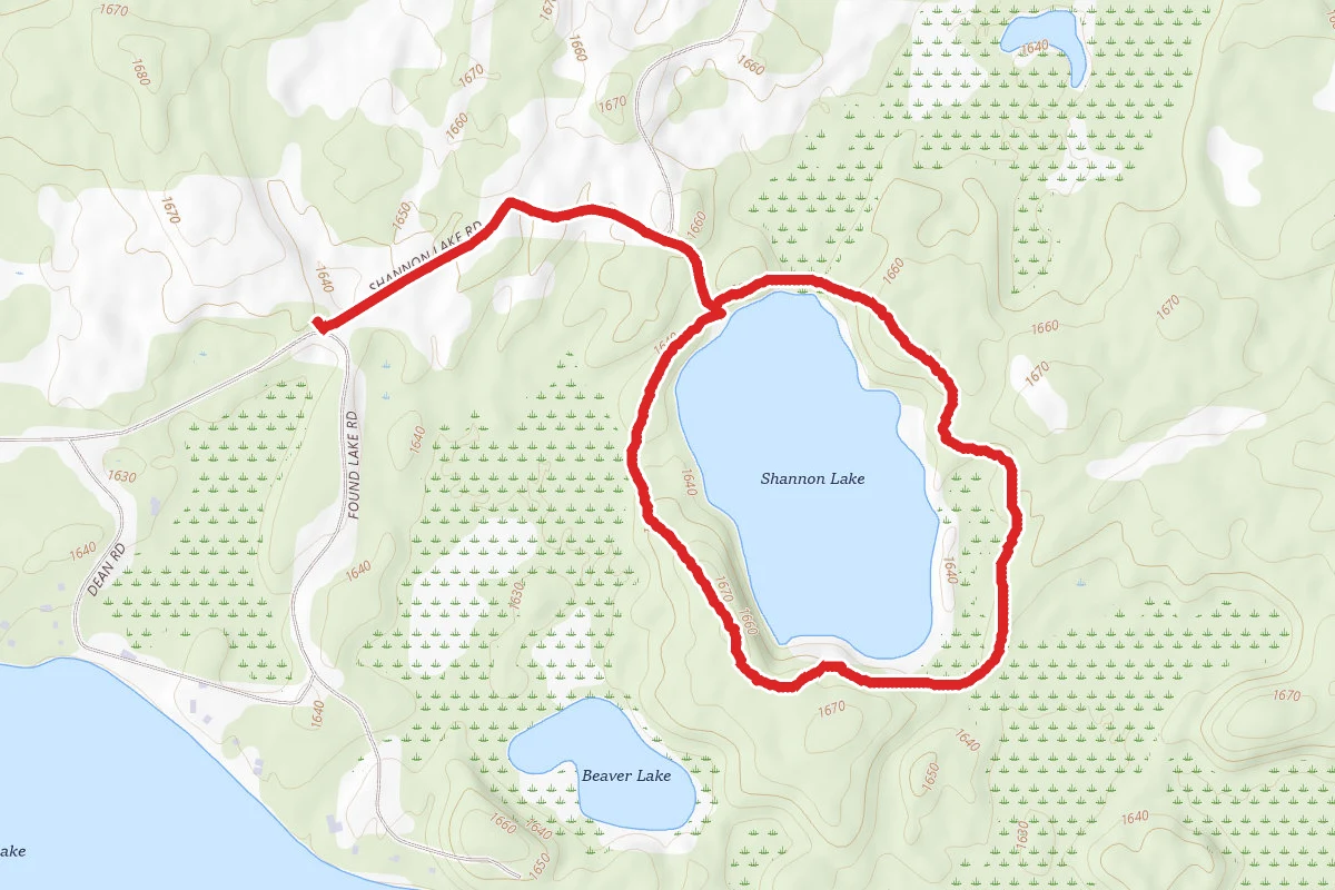 Shannon Lake Trail