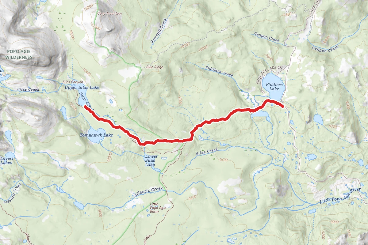 Silas Lakes Trail