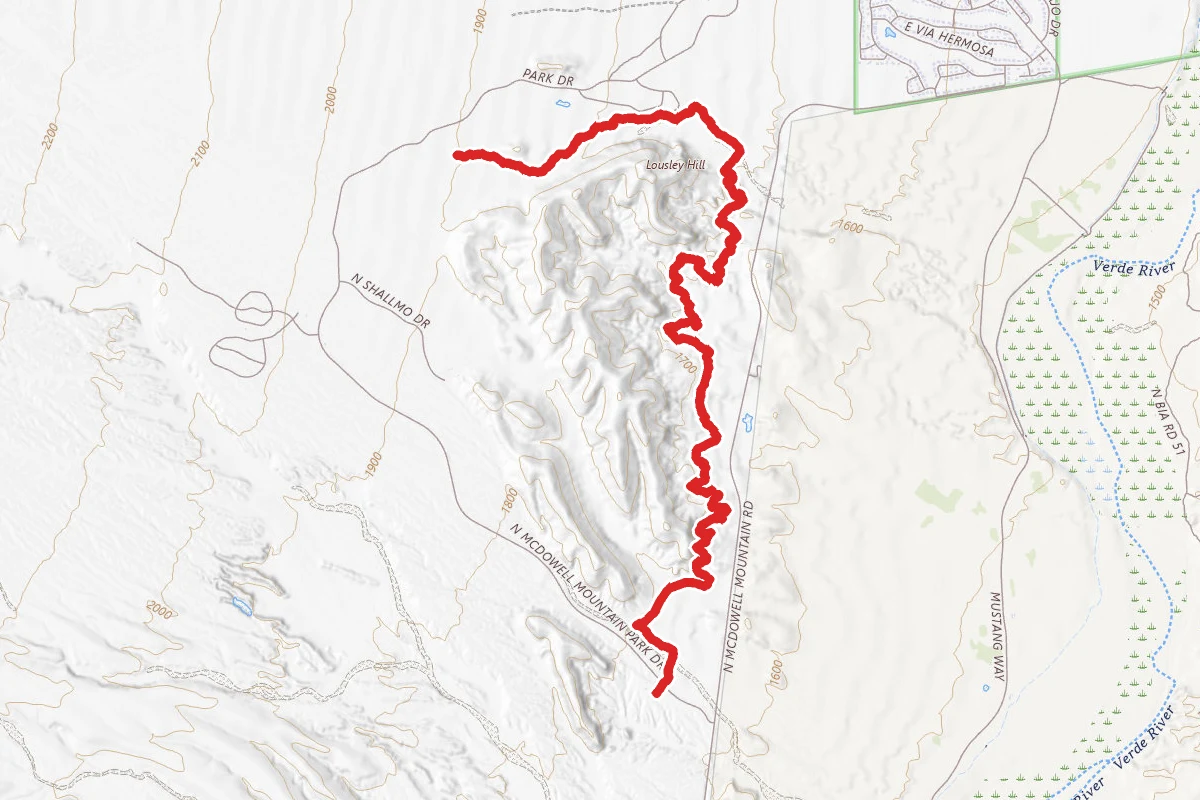 Escondido and Cinch Trails