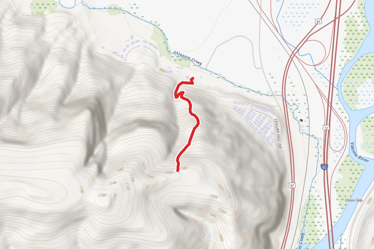 Fullbright Park to Ahtanum Ridge