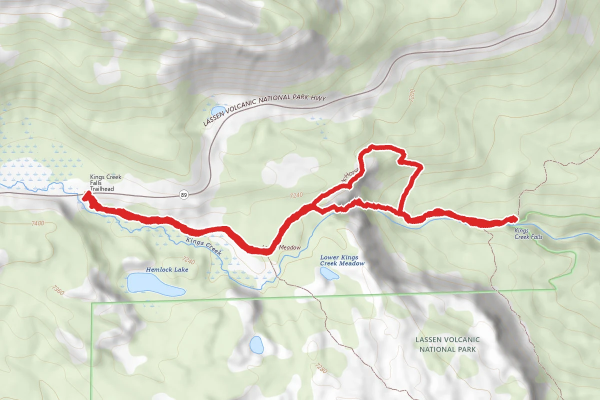 Kings Creek Falls Trail