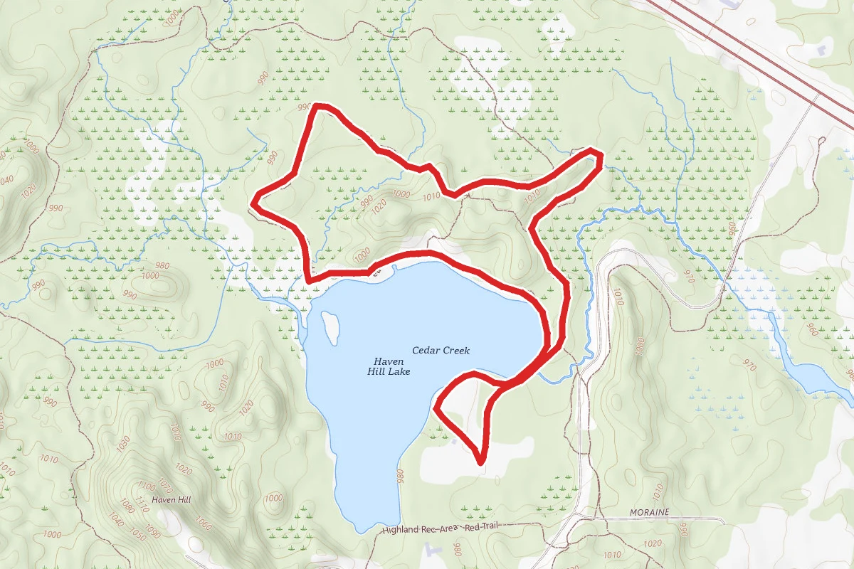Haven Hill Lake and Woods Loop