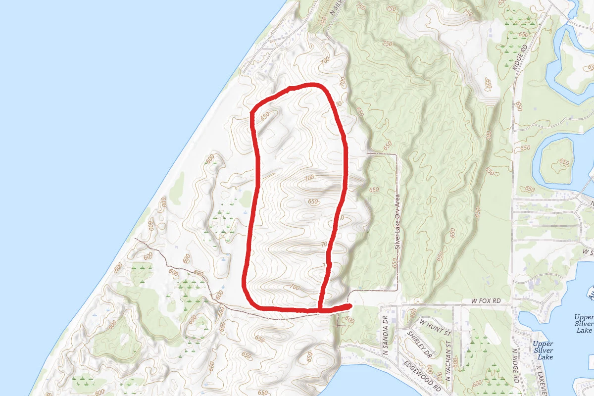 Silver Lake Sand Dunes Loop
