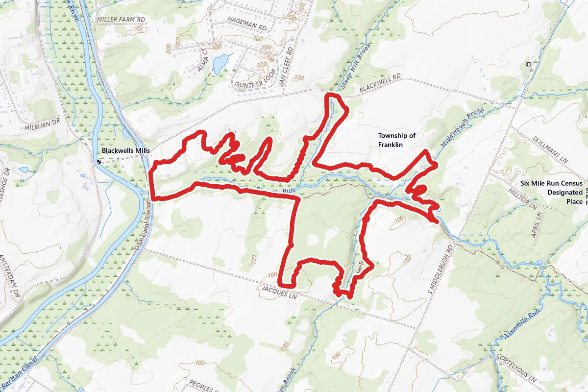 Blackwells, Creek, and Cedar Trail Loop