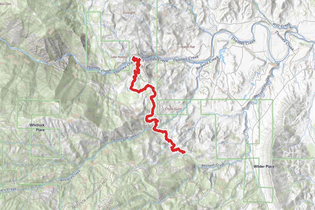 Thomes Gorge Trail