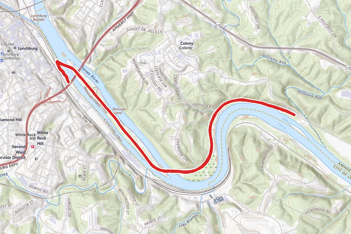 Lynchburg Riverwalk Trail