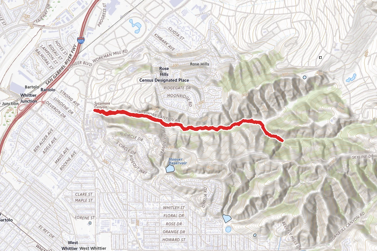 Sycamore Canyon Trail