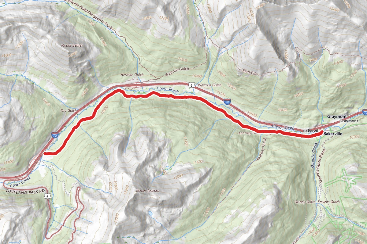 Bakerville to Loveland Trail