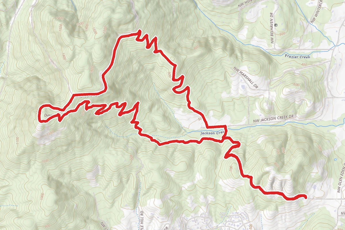 Dimple Hill and Horse Trail Loop