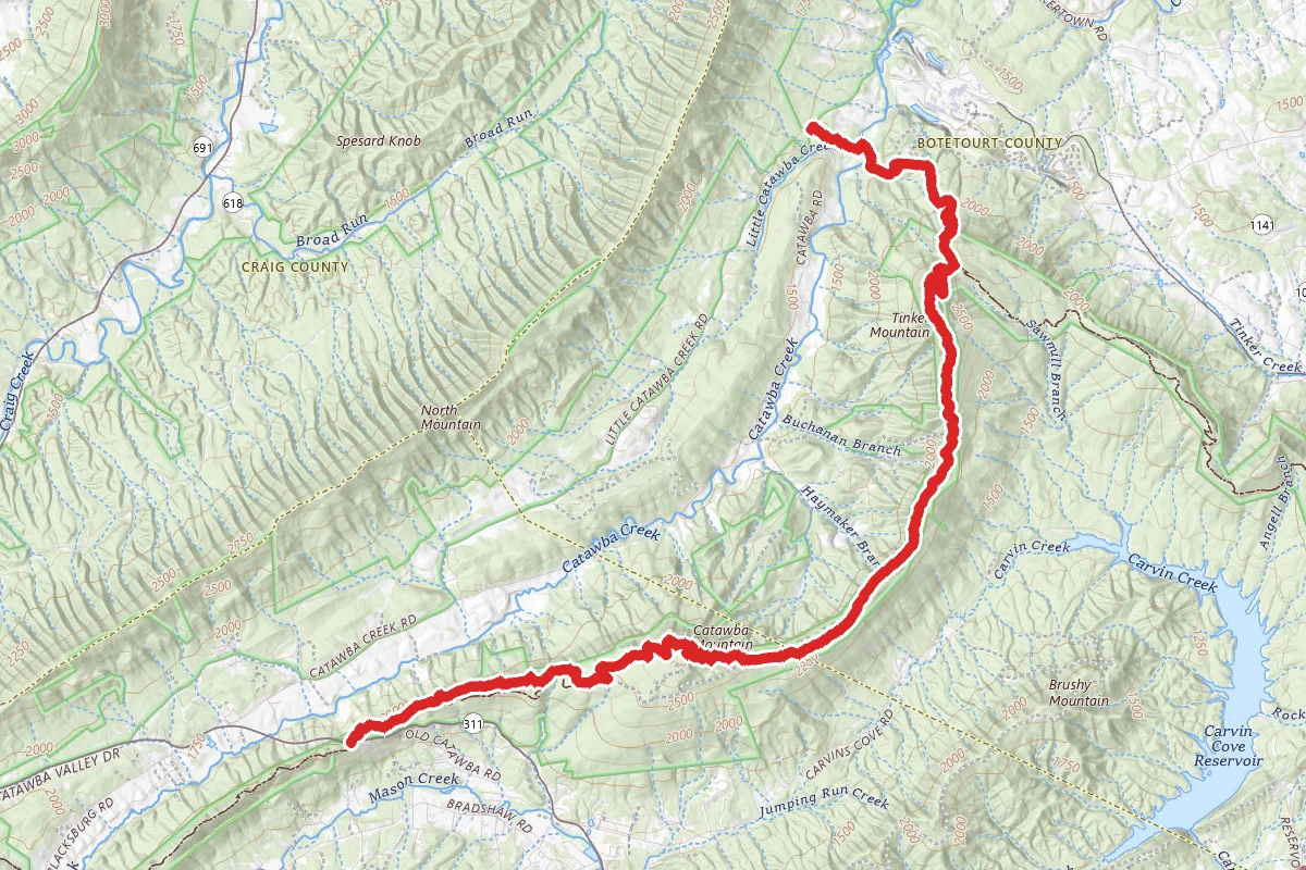 Mcafee Knob and Tinker Cliffs via the Appalachian Trail
