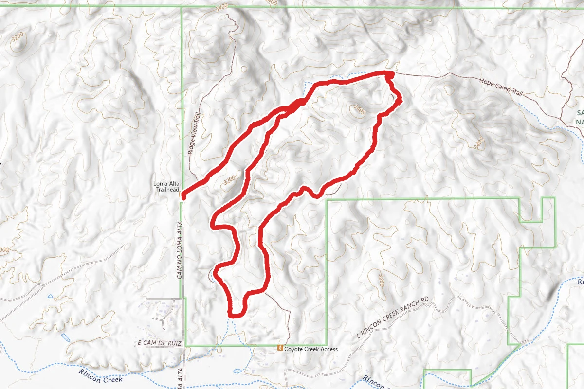 Hope Campe, Ruiz Trail, and Coyote Wash Trail