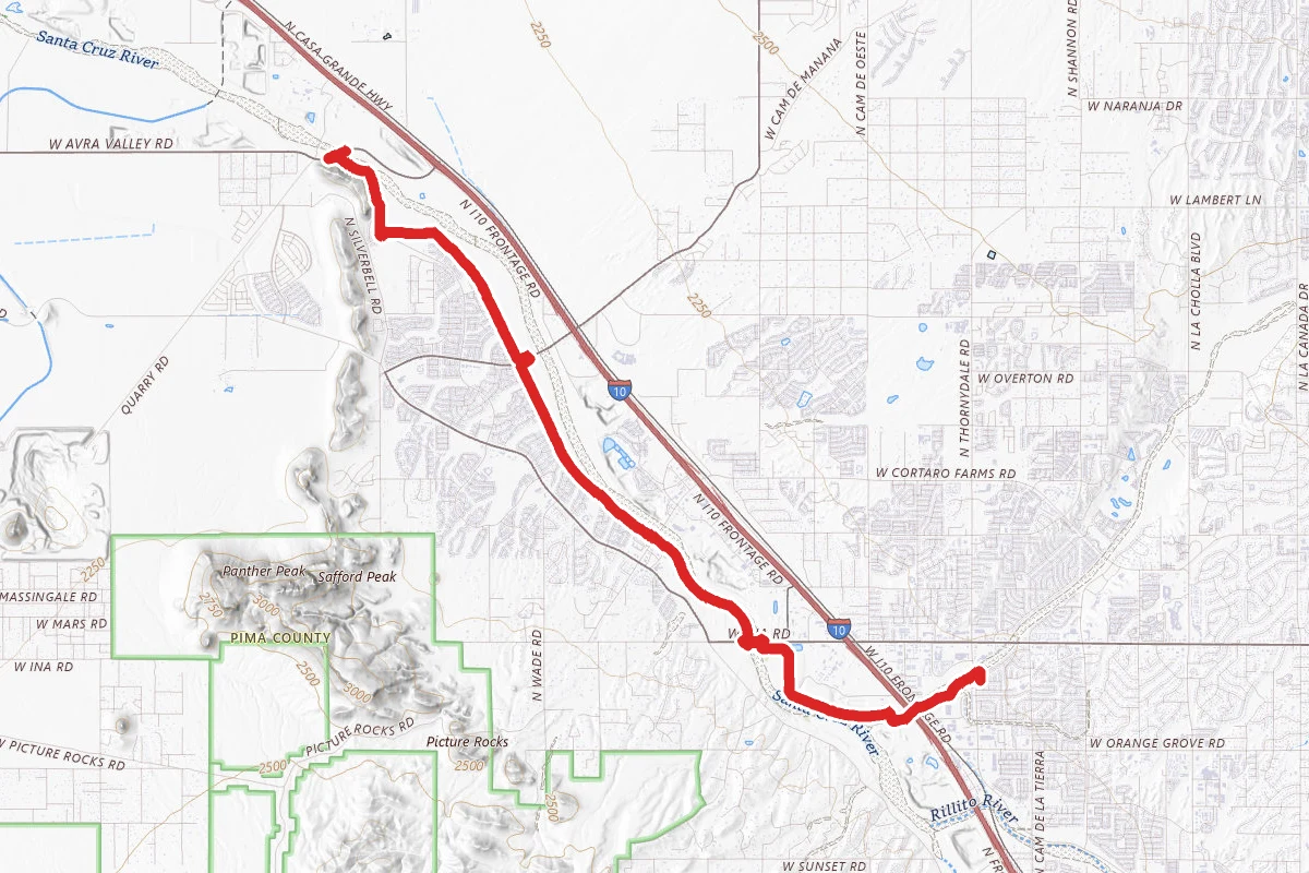 Santa Cruz River Park Trail North