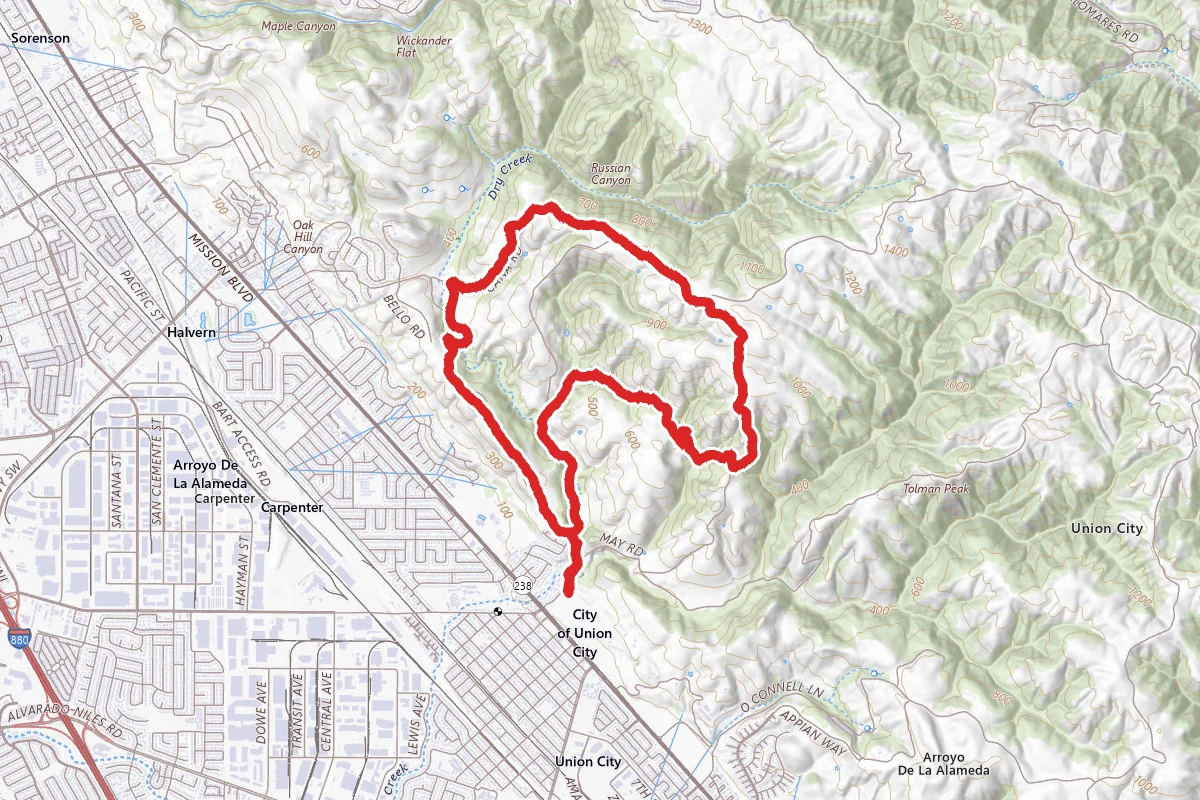 High Ridge and Pioneer Trail Loop