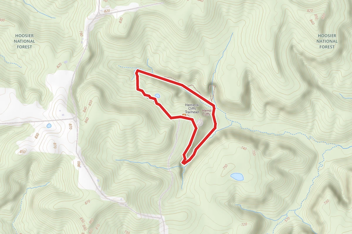 Hemlock Cliffs National Scenic Trail