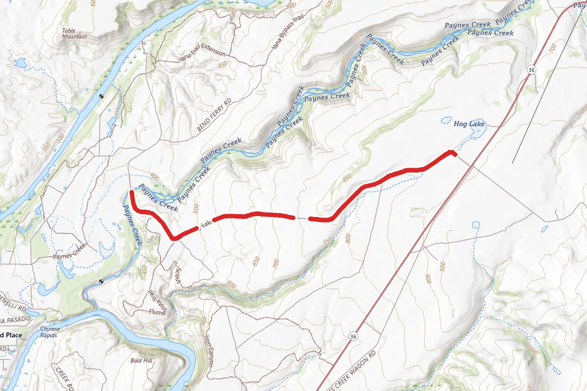 Hog Lake to Paynes Creek