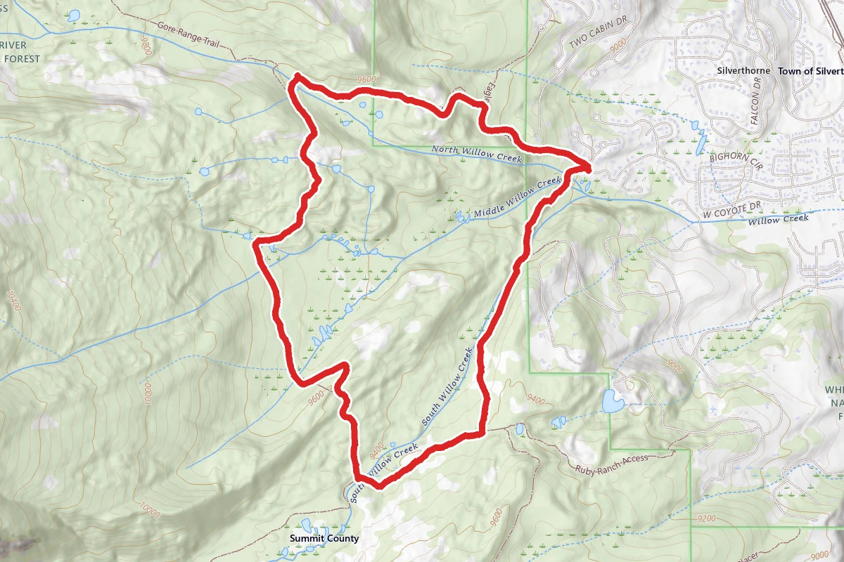 Willow Creek Loop via the Gore Range Trail