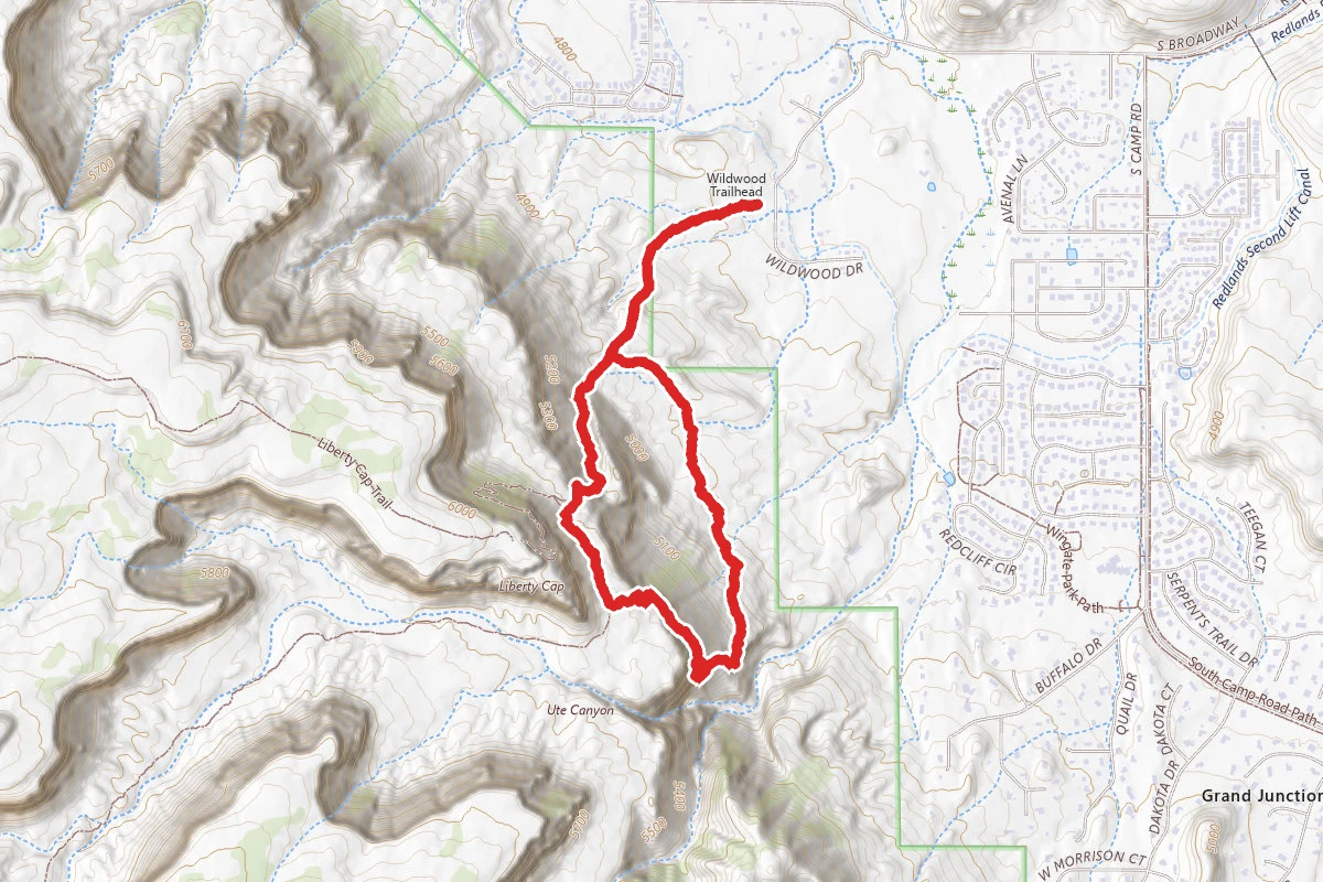 Liberty Cap, Ute Canyon and Corkscrew Trail Loop