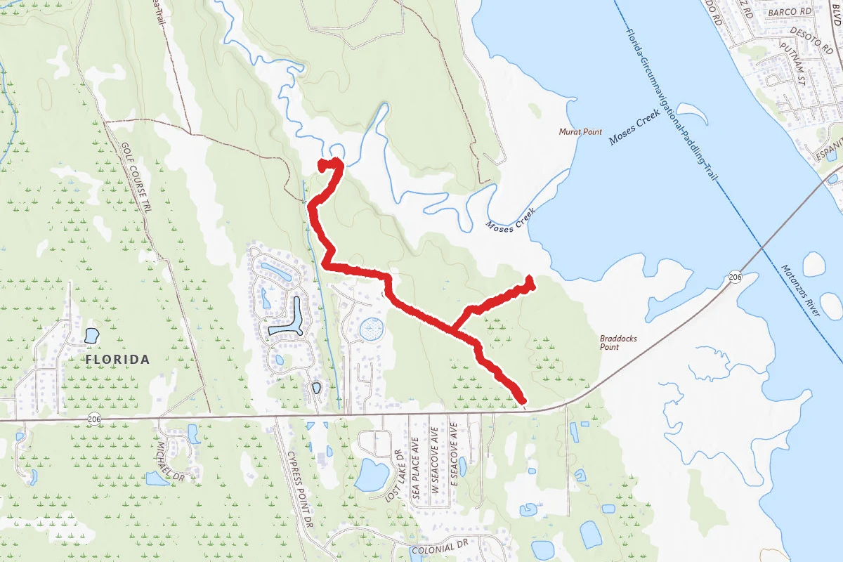 Moses Creek White Trail