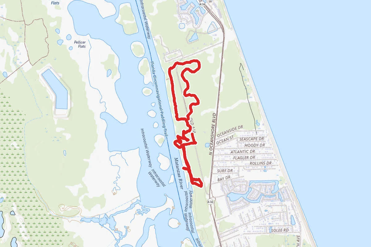 Washington Oaks State Park and Historic District Loop