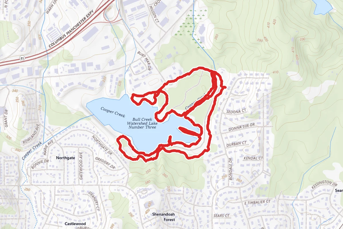 Cooper Creek Fitness Trail