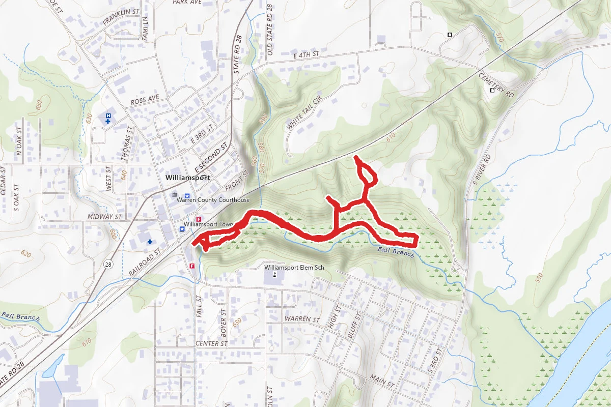 Williamsport Falls Loop Hike
