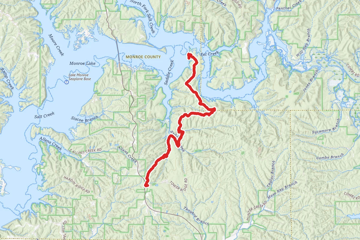 Grubb Ridge and Peninsula Trail