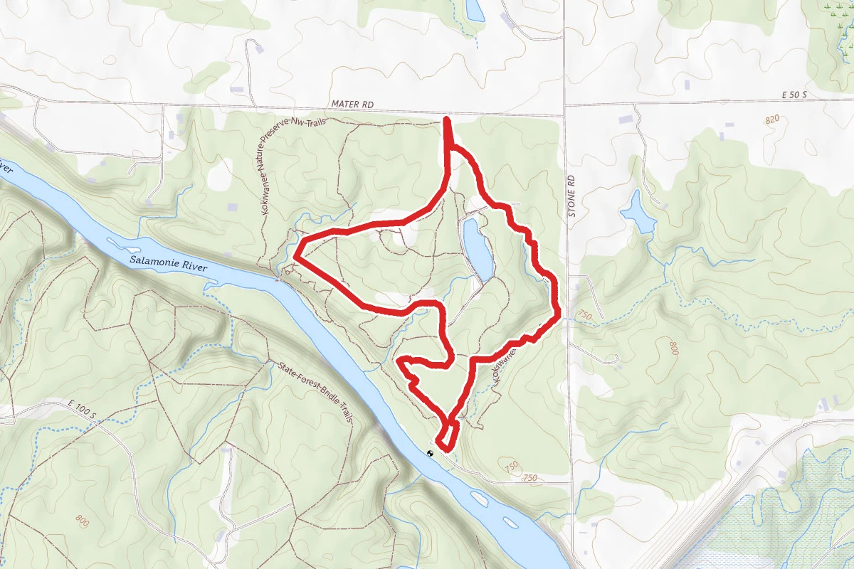Salamonie River Waterfall Trail